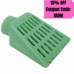 LawnWedge Yard Drain Sump Pump Discharge Downspout Extension - Lawn Grate Waterproof Protection for Yard - Oval-Shaped Inlet Fits 3" or 4" Drainpipe - Prevent Pop-up Water Emitters