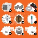 Aprilaire E070N Condensate Pump 12 Mil Encapsulation Kit