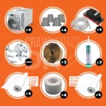 Aprilaire E100N Condensate Pump 20 Mil Encapsulation Kit