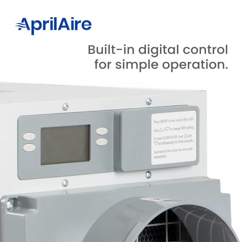 Aprilaire E070 Pro 70 Pint Dehumidifier BUNDLE Crawl Space DIY