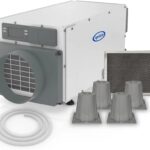 AprilAire E070 Dehumidifier Bundle - 70 Pint Whole House Dehumidifier - Full Complete Kit - Crawl Spaces, Basements, Whole Homes, Commercial up to 2,800 sq. ft - 5 Year Warranty Included