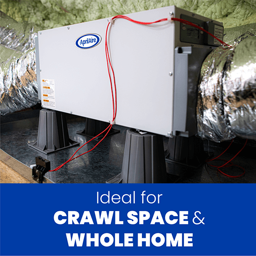 Aprilaire E070 Pro 70 Pint Dehumidifier BUNDLE Crawl Space DIY