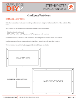 Crawl-Space vent covers step-by-step guide cover