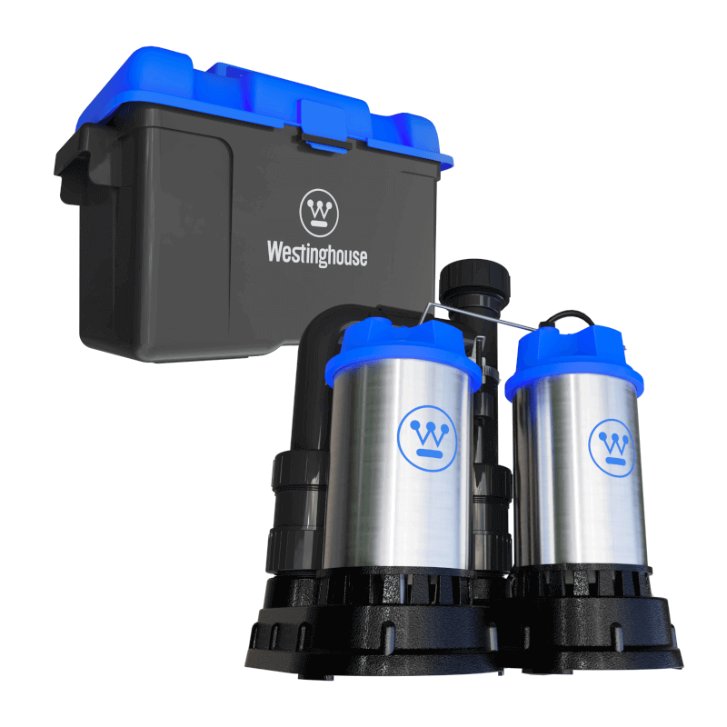 Westinghouse | WH50BBU | 1/2 HP Compact Primary and Battery Backup Pump System image