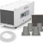 AprilAire E050 Pro Dehumidifier Bundle - 50 Pint Crawl Space Dehumidifier - Compact Dehumidifier for Crawl Spaces, Basements, Attics, Garages up to 1,600 sq. ft - 5 Year Warranty