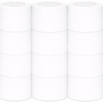 CrawlSpace-DIY Vapor Barrier Tape (12 Pack) 4" x 180' - Heavy Duty White Polyethylene Seam Tape
