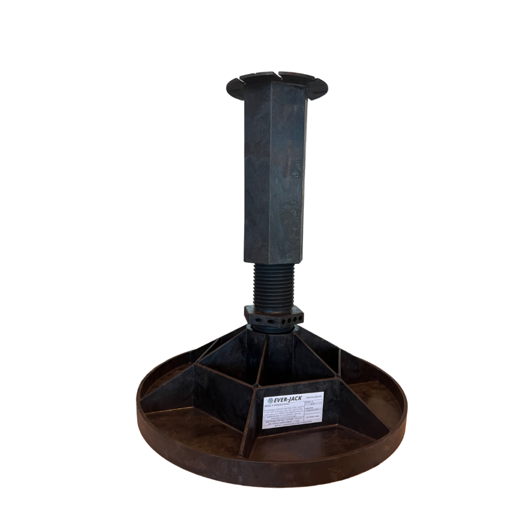 Ever-Jack® All-In-One Crawl Space Support System – Adjustable Composite Floor Jack with Integrated Base – Fix Sagging & Uneven Floors – Corrosion-Resistant, No-Concrete Installation image