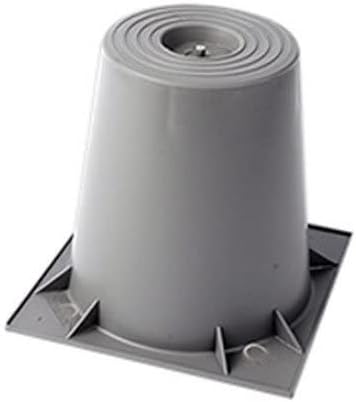 Dehumidifier Condensate Pump Risers – 6 Inch Heavy Duty Furniture Risers with Adhesive Pads, 2,000 lb Capacity Each, Gray (4 Pack) image